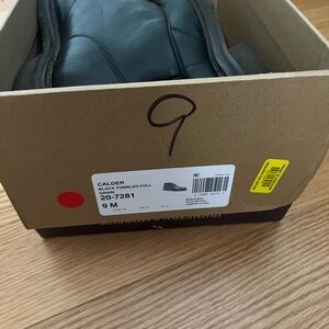 Johnston & Murphy Black Chukka Boots Calder model Black Tumbled Full Grain